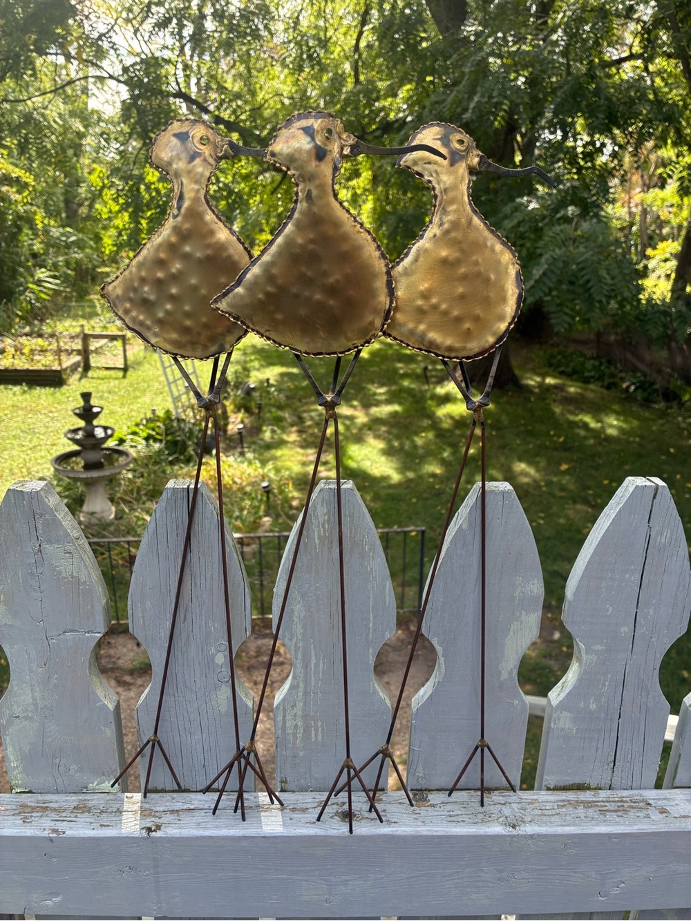 Torch Cut Metal Shorebirds MCM Wall Hanging